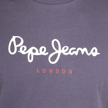 Pepe Jeans - Tee Shirt Eggo Gris Anthracite