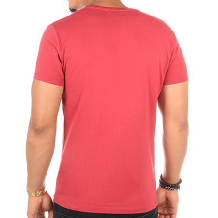 Pepe Jeans - Tee Shirt Original Stretch V Rouge