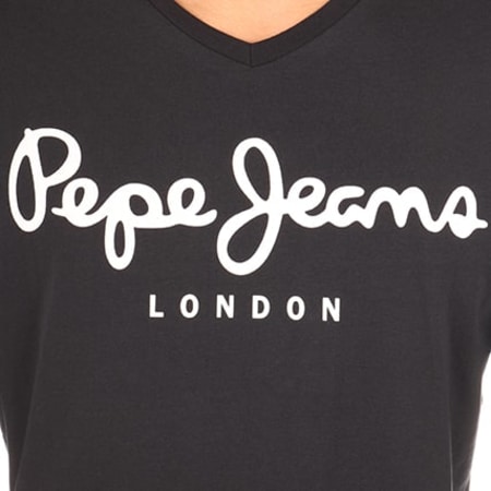 Pepe Jeans - Tee Shirt Manches Longues Original Noir 
