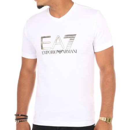 EA7 Emporio Armani - Tee Shirt 6YPT57-PJ03Z Blanc