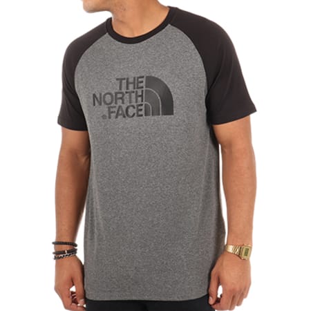 The North Face - Tee Shirt Rag Easy Gris Anthracite Chiné