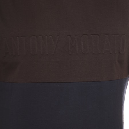 Antony Morato - Tee Shirt MMKS01100 Noir Bleu Marine