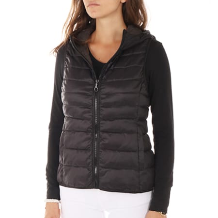 Only - Doudoune Sans Manches Femme Taho AW Quilted Waistcoat CC Noir