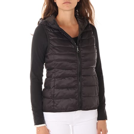 Only - Doudoune Sans Manches Femme Taho AW Quilted Waistcoat CC Noir