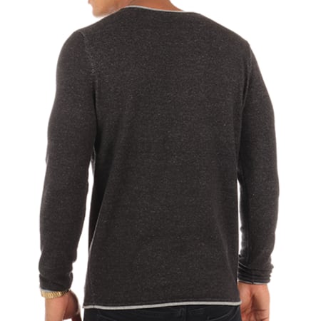 Selected - Pull Klop Noos Gris Anthracite