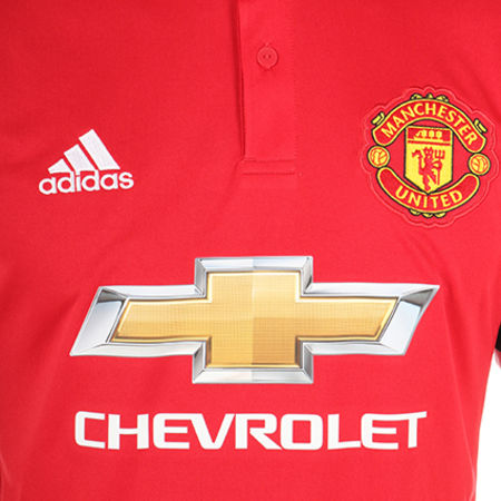 Adidas Performance - Maillot De Football Manchester United Domicile Replica BS1214 Rouge