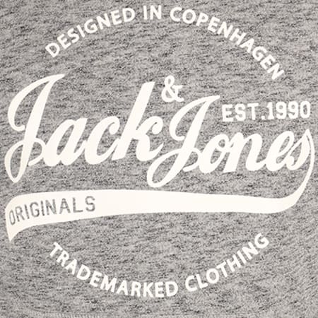 Jack And Jones - Sweat Capuche Panther Noos Gris Chiné