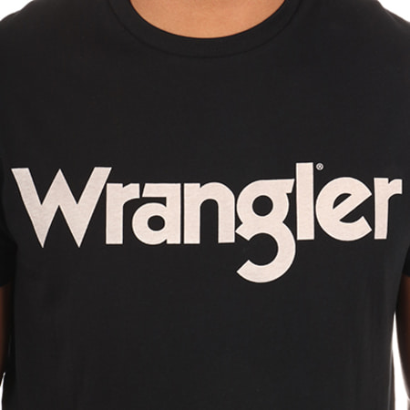 Wrangler - Tee Shirt Logo Noir
