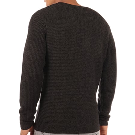 Only And Sons - Pull Sato Multi ClR Noos Gris Anthracite Noir Chiné