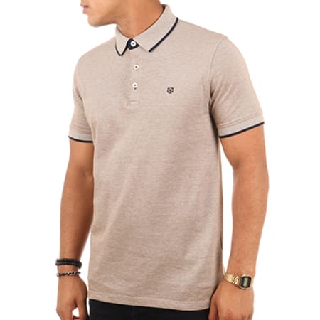 Jack And Jones - Polo Manches Courtes Paulos Marron