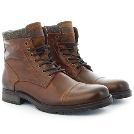 Jack And Jones - Chaussures Marly Leather Cognac