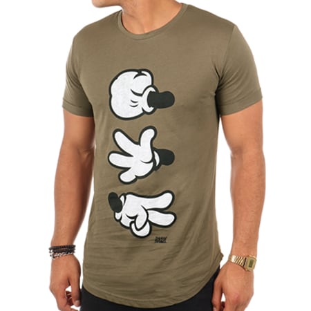 Thug N Swag - Tee Shirt Oversize Game Vert Kaki