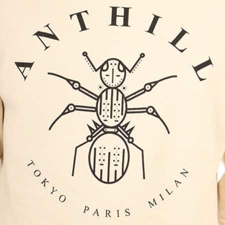 Anthill - Sweat Capuche Logo Beige