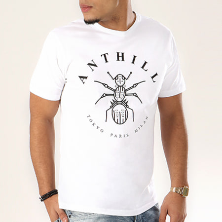 Anthill - Tee Shirt Logo Blanc