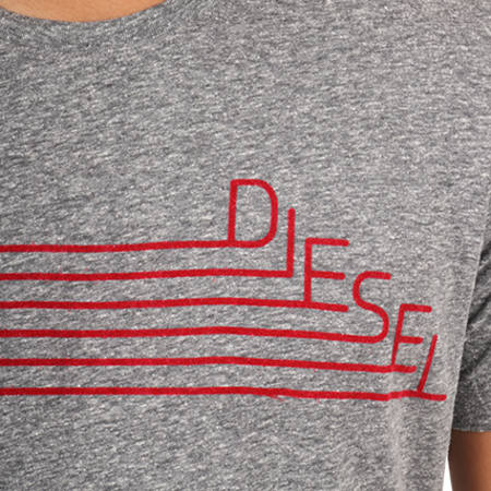 Diesel - Tee Shirt Joe Gris Chiné