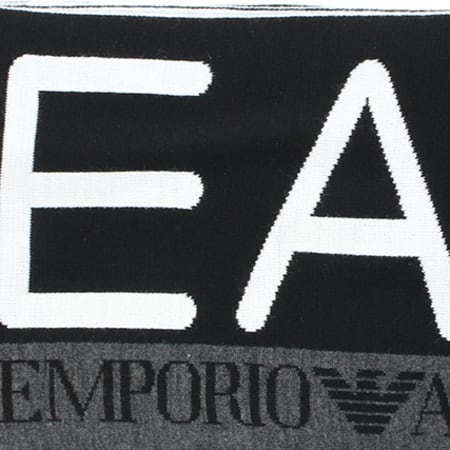 EA7 Emporio Armani - Echarpe Train Visibility 275561 Noir Blanc