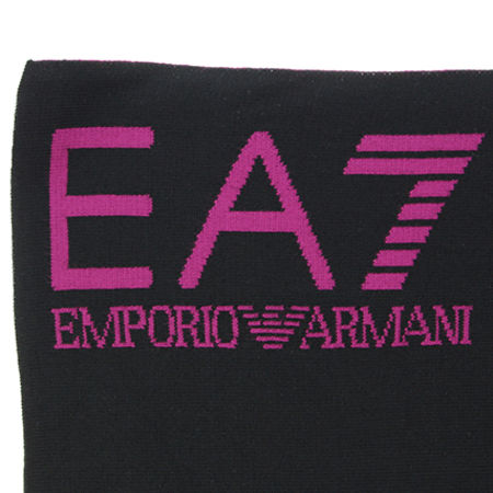 EA7 Emporio Armani - Echarpe Femme Train Core Noir Rose