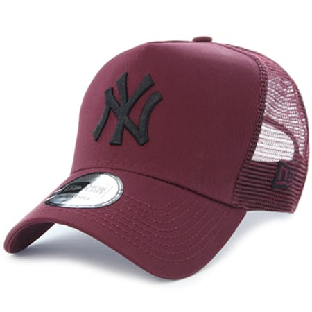 New Era Casquette Trucker League Essential New York Yankees Bordeaux
