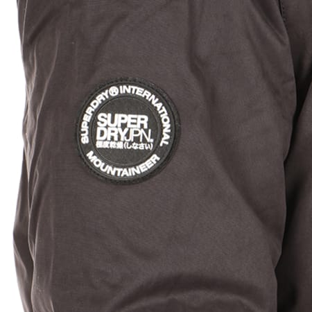 Superdry - Blouson Microfibre Bomber Noir