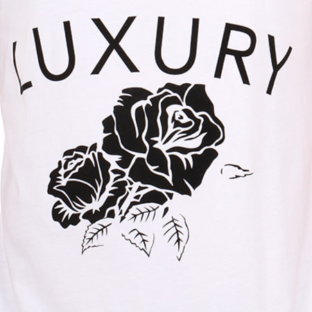 Luxury Lovers - Débardeur Flower Blanc