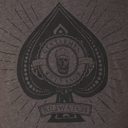 Tee Shirt Pique Gris Anthracite