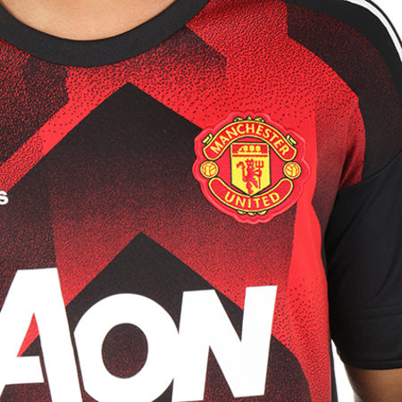 Adidas Sportswear - Maillot Manchester United FC BS2608 Noir Rouge