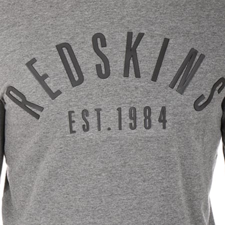 Redskins - Tee Shirt Manches Longues Doui Calder Gris Chiné