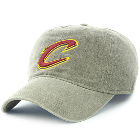 Mitchell and Ness - Casquette Blast Wash Slouch NBA Cleveland Cavaliers Vert Kaki