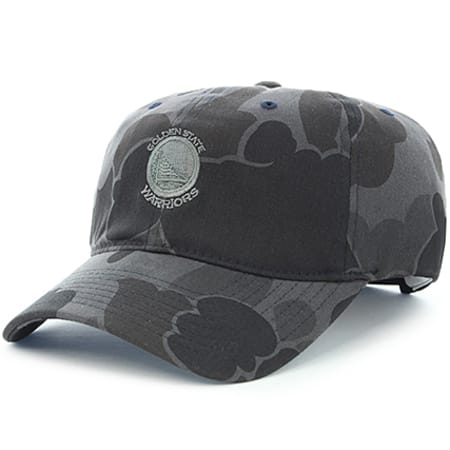 Mitchell and Ness - Casquette Slouch NBA Golden State Warriors Camouflage Gris Anthracite