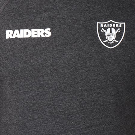 New Era - Tee Shirt Tech Series NFL Oakland Raiders Gris Anthracite Chiné