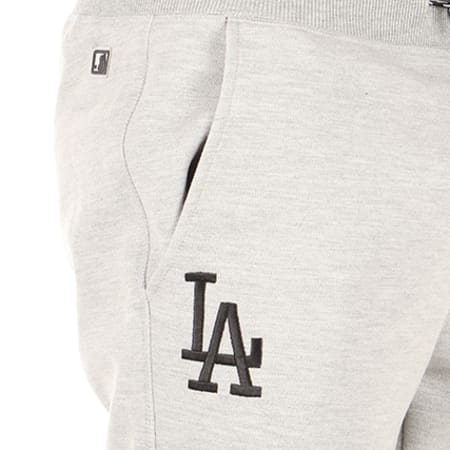 New Era - Pantalon Jogging Tech Series MLB Los Angeles Dodgers Gris Chiné