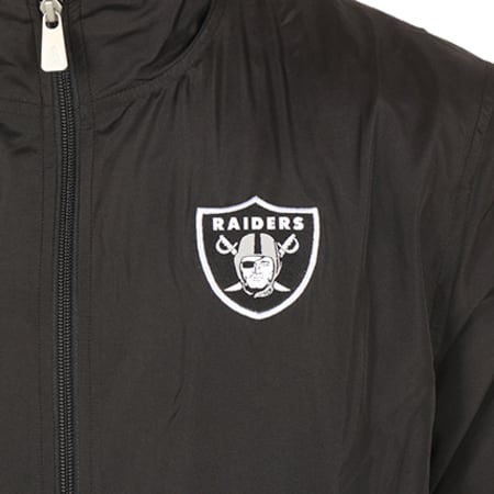 New Era - Veste Zippée Team Apparel NFL Oakland Raiders Noir