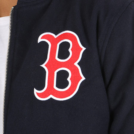 New Era - Bomber Team Apparel Melton MLB Boston Red Sox Bleu Marine