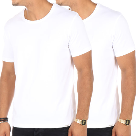 Pepe Jeans - Lot De 2 Tee Shirts Rocco Blanc