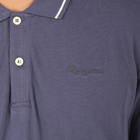 Pepe Jeans - Polo Manches Longues Gerard Gris 