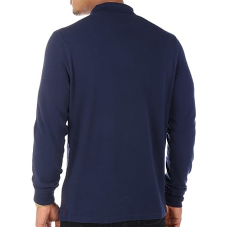 US Polo ASSN - Polo Manches Longues Istitutional Bleu Marine