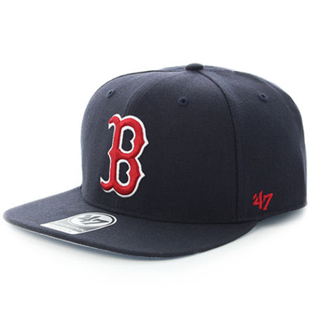 '47 Brand - Casquette Snapback 47 Captain Boston Red Sox Bleu Marine