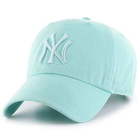 '47 Brand - Casquette 47 Clean Up New York Yankees Bleu Turquoise