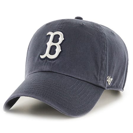'47 Brand - Casquette 47 Clean Up Boston Red Sox Bleu Ardoise