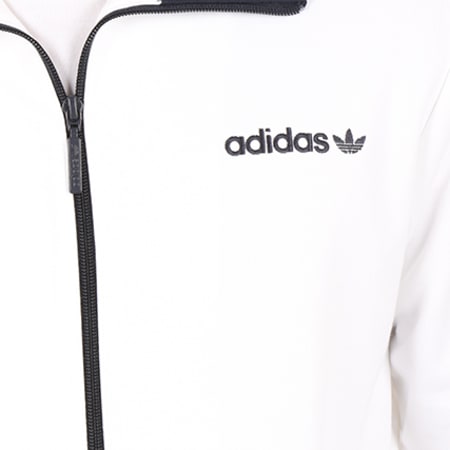 veste adidas beckenbauer blanc noir