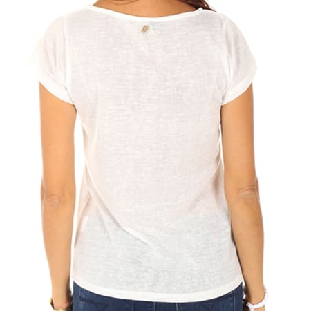 Deeluxe - Tee Shirt Femme Glossy Blanc
