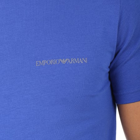 Emporio Armani - Lot De 2 Tee Shirts 111267-7A717 Noir Bleu Roi 