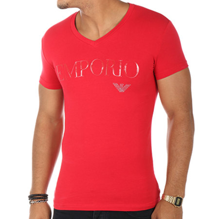 Emporio Armani - Tee Shirt 110810-7A516 Rouge