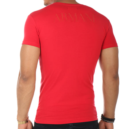Emporio Armani - Tee Shirt 110810-7A516 Rouge
