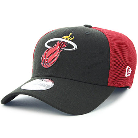 New Era - Casquette Fitted Miami Heat ONC 3930 Rouge Noir