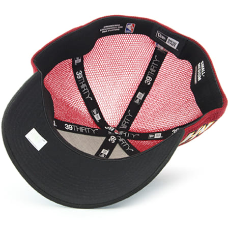 New Era - Casquette Fitted Miami Heat ONC 3930 Rouge Noir