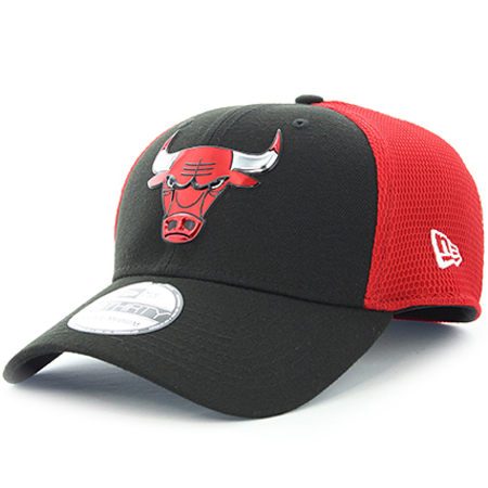 New Era - Casquette Fitted Chicago Bulls ONC 3930 Noir Rouge