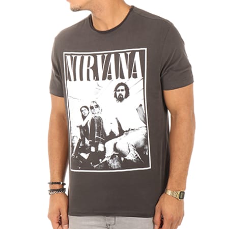 Classic Series - Tee Shirt Nirvana Group Shot Gris Anthracite 