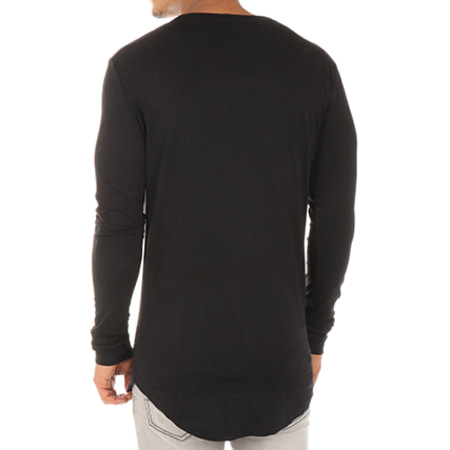 Frilivin - Tee Shirt Oversize Manches Longues 2091 Noir