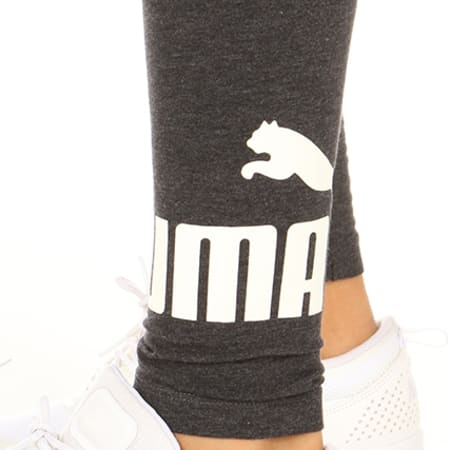 Puma - Legging Femme Essential No1 838422 Gris Anthracite Chiné